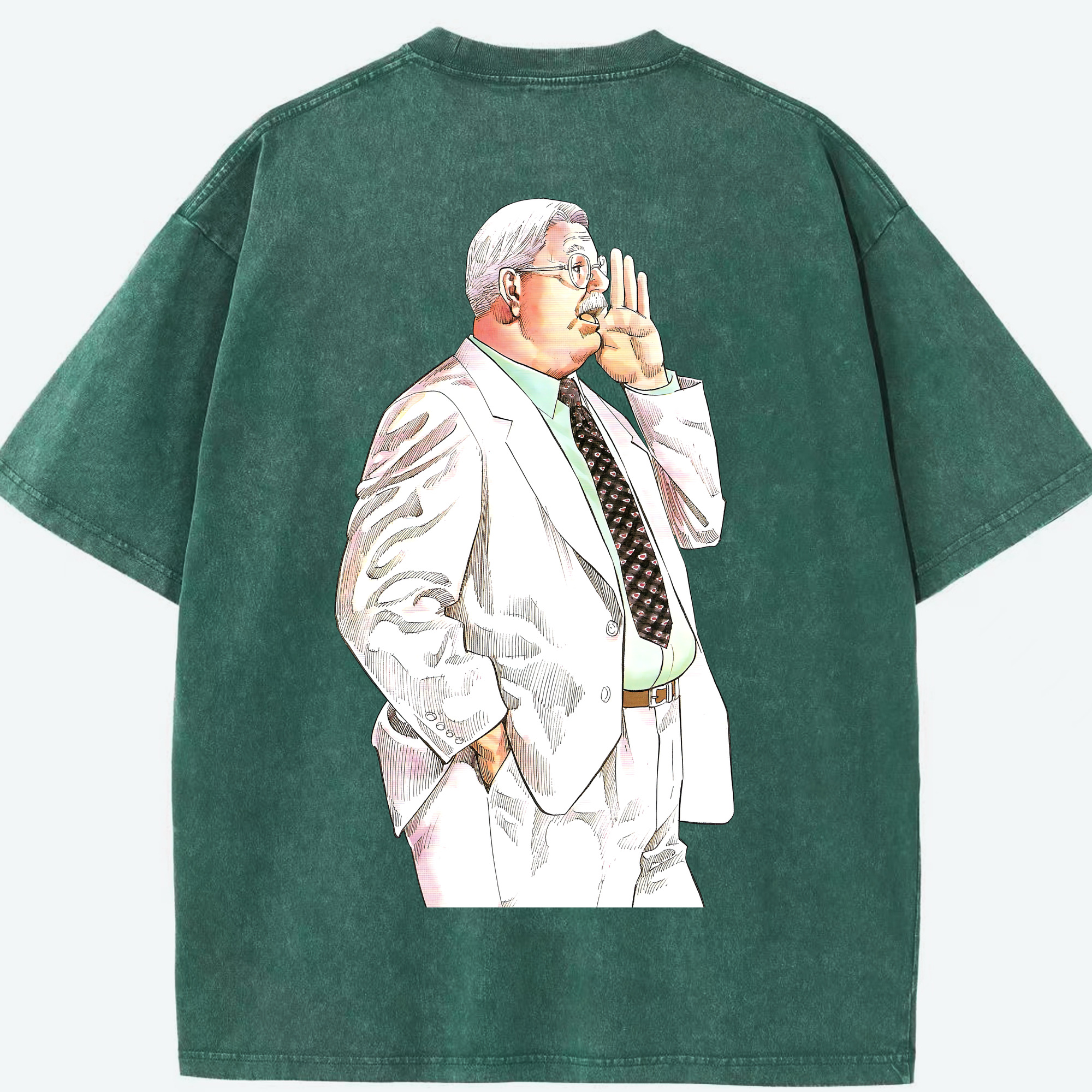 SLAM DUNK／スラムダンク 綿100% ヴィンテージ風 半袖Tシャツ（背面プリント）